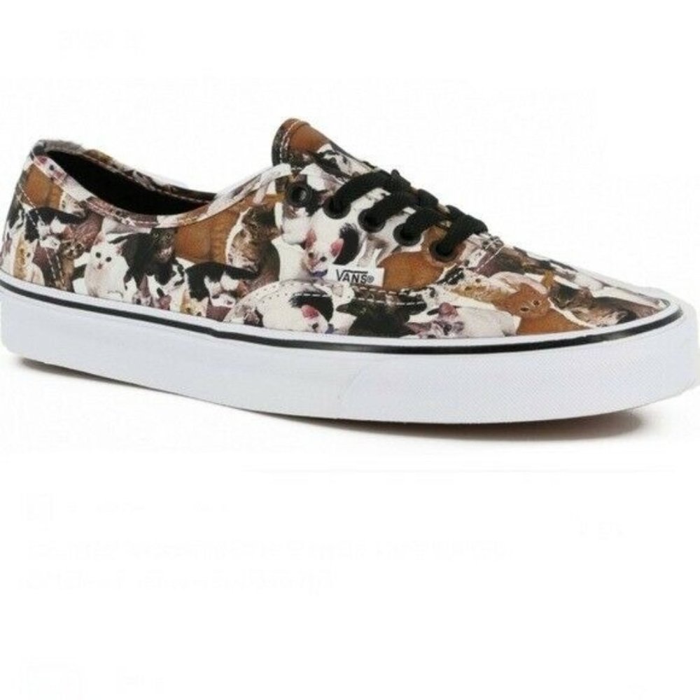 vans aspca cat cats authentic print kitty animals Special Edition